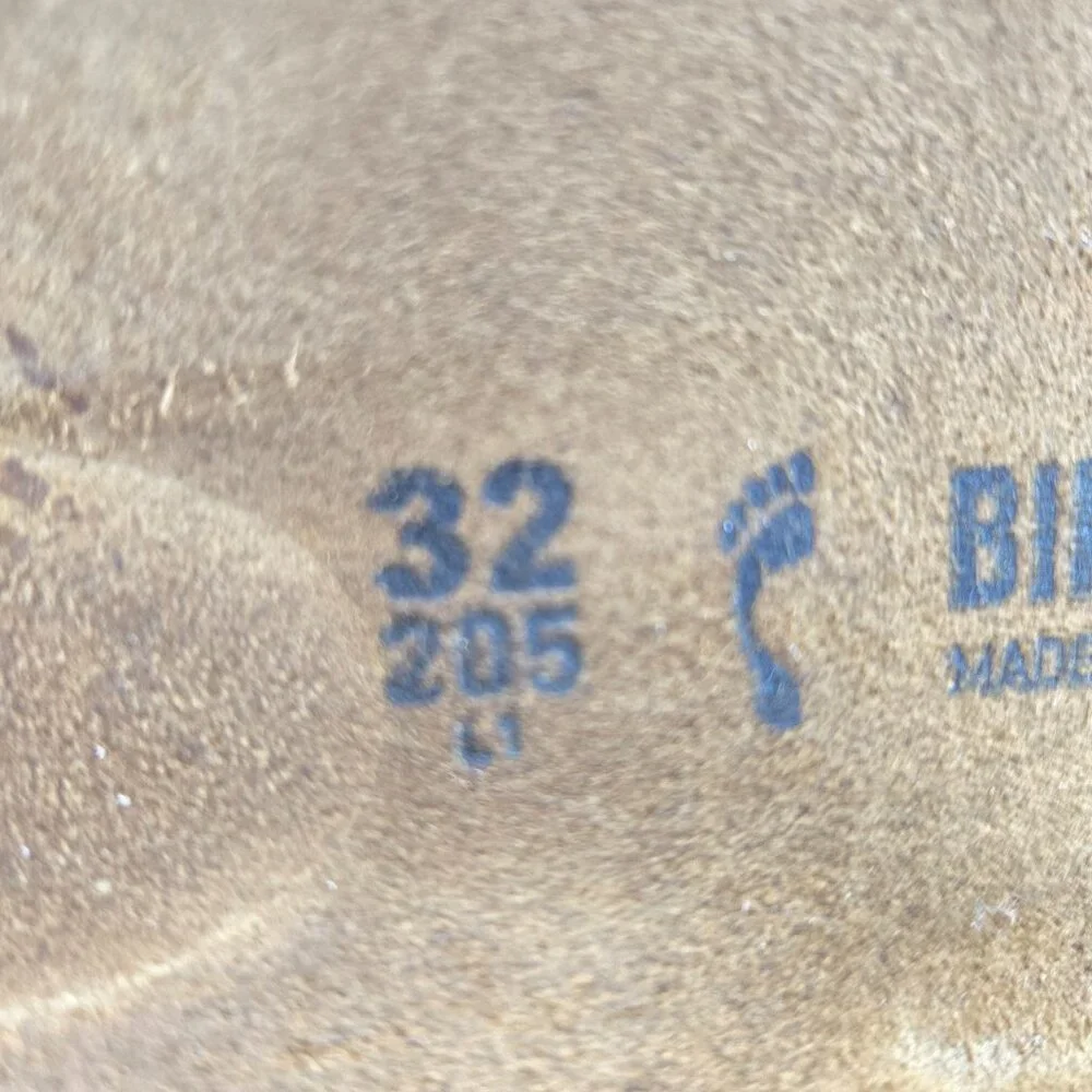 🟤 BIRKENSTOCK Arizona Kids Sandals | Euro 32 / US 13–13.5 | Birko-Flor® Nubuck